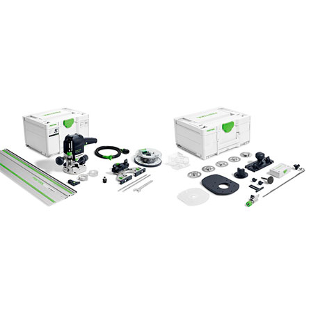 Вертикальный фрезер OF 1010 REBQ-FS-Set+Box (с шиной 800мм и набором фрез)